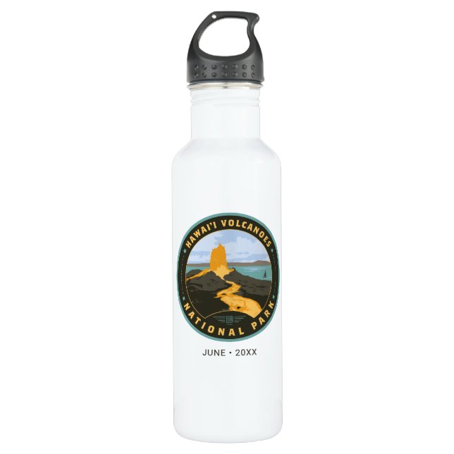 Hawaii Volcanoes National Park 710 Ml Water Bottle (Front)