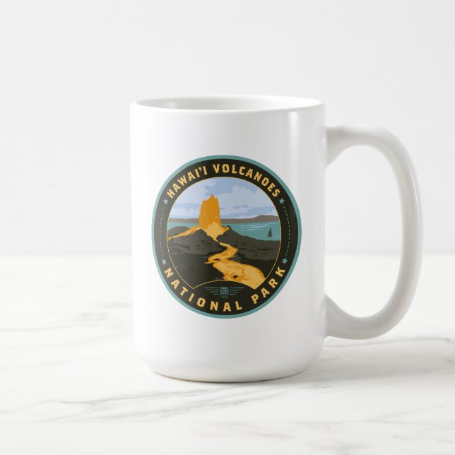 Hawaii Volcanoes National Park Coffee Mug (Right)