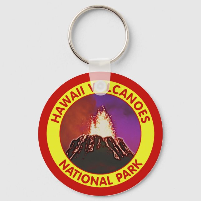 Hawaii Volcanoes National Park Key Ring (Front)
