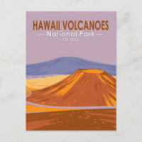 Hawaii Volcanoes National Park Mauna Kea Vintage