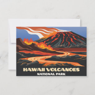 Hawaii Volcanoes National Park Mauna Loa Vintage