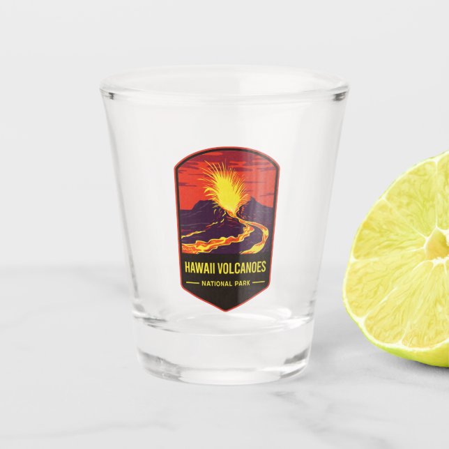 Hawaii Volcanoes National Park Shot Glass (Front)