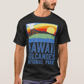 Hawaii Volcanoes National Park Vintage Retro Desig T-Shirt