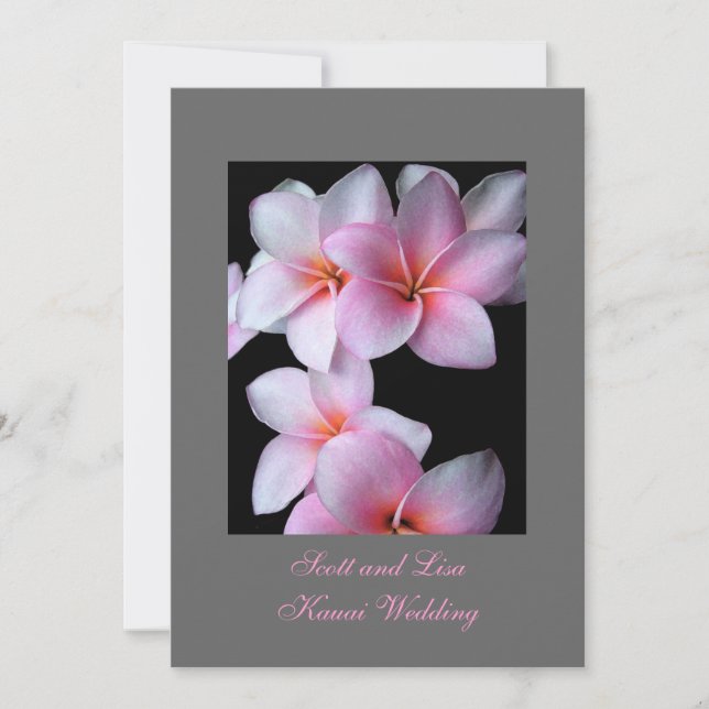 Hawaii Wedding Announcement (Front)