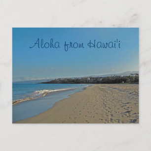 Hawaiia Beach View Postcard