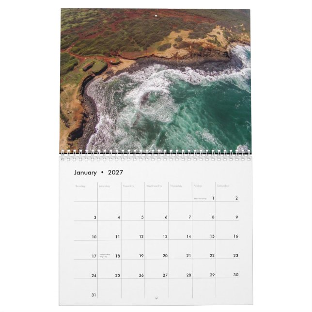Hawaiian 2015 Calendar (Jan 2027)