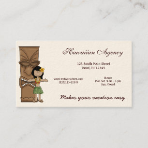 Hawaiian Agency Business Card