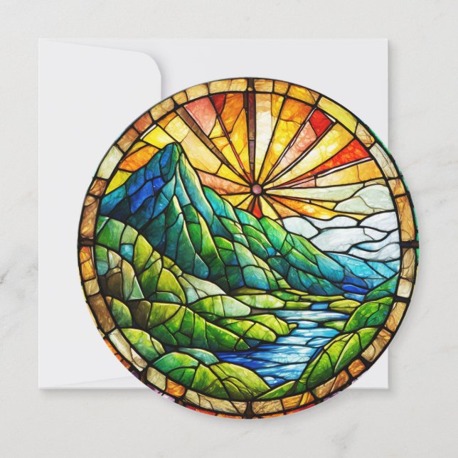 Hawaiian aloha art card blank back (Front)