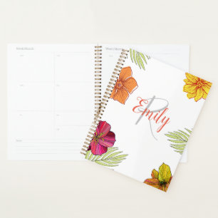 Hawaiian Aloha Floral Planner