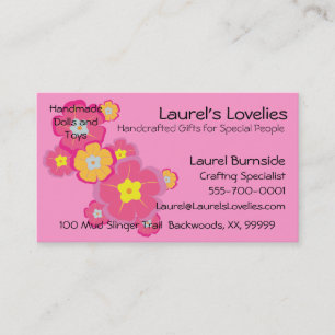 Hawaiian Aloha Flowers Business Card