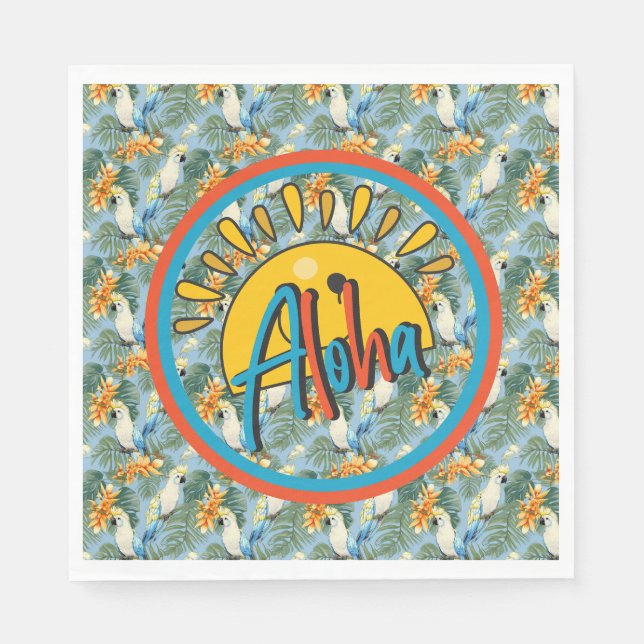 Hawaiian Aloha Napkin (Front)