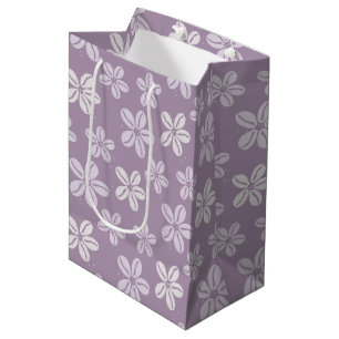 Hawaiian Aloha print beachy cowrie shell Pattern Medium Gift Bag
