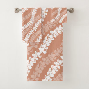 Hawaiian Aloha print Tropical Pattern Bath Towel Set