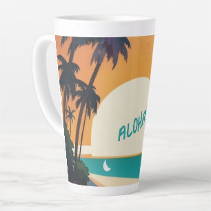 Hawaiian/Aloha/Tropical/beach Latte Mug