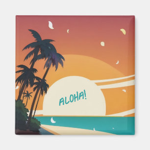 Hawaiian/Aloha/Tropical/beach Magnet