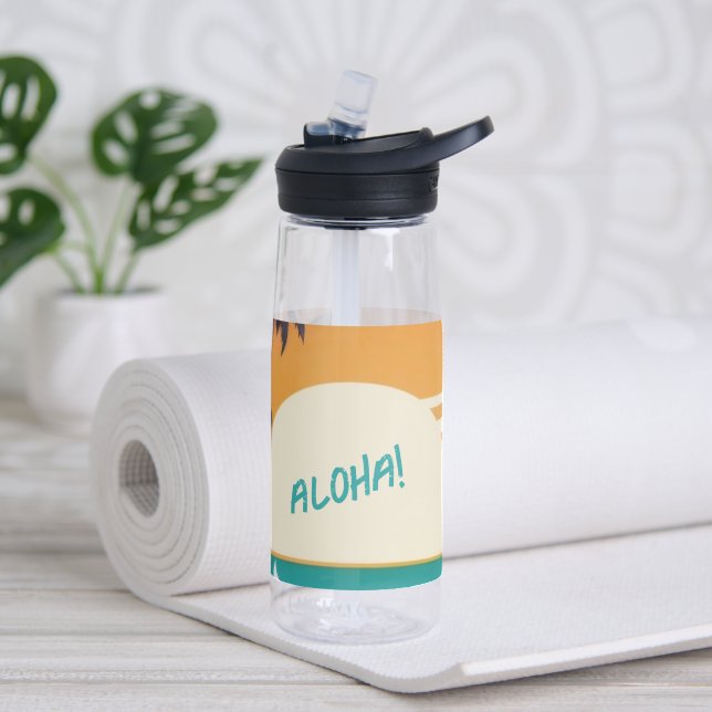 Hawaiian/Aloha/Tropical/beach Water Bottle (Yoga)