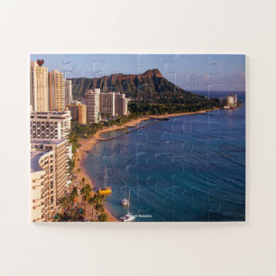 Hawaiian Beach Hula Dancers Jigsaw Puzzle