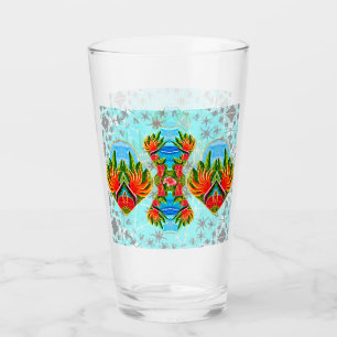 Hawaiian Birds of Paradise (Blue) Glass