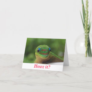 Hawaiian Christmas Howz it Holiday Card