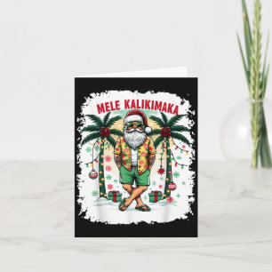 Hawaiian Christmas In July Mele Kalikimaka Hawaii Card