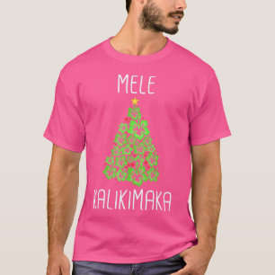 Hawaiian Christmas Tree Mele Kalikimaka Hawaii Tro T-Shirt