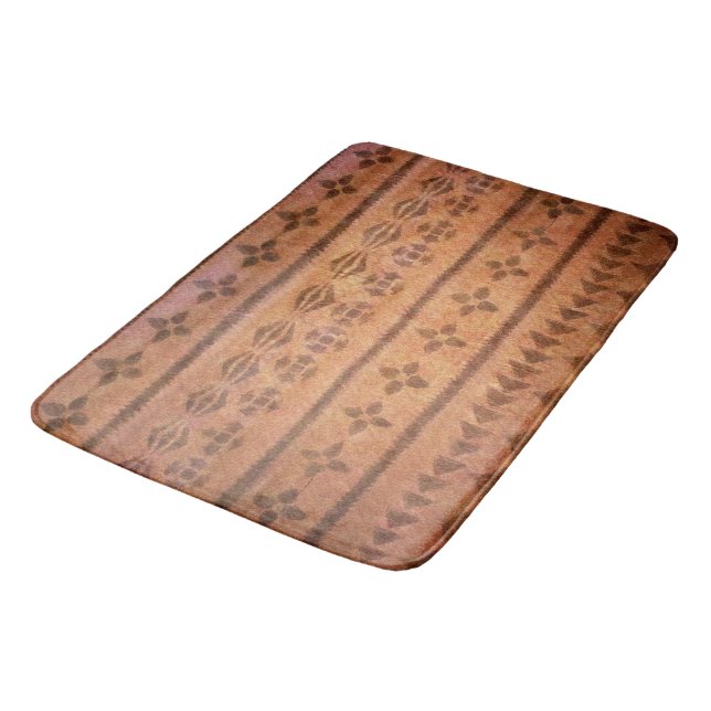 Hawaiian Cloth Bath Mat (Angled)