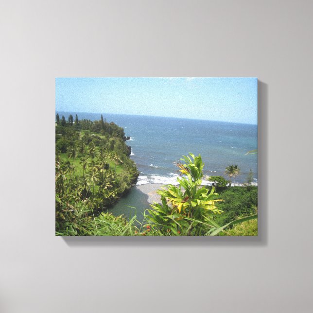 Hawaiian Coast Canvas Print (Front)