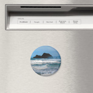 Hawaiian Coast Island Blue Sky Photo Magnet