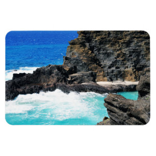 Hawaiian Coastal View Photo Magnet