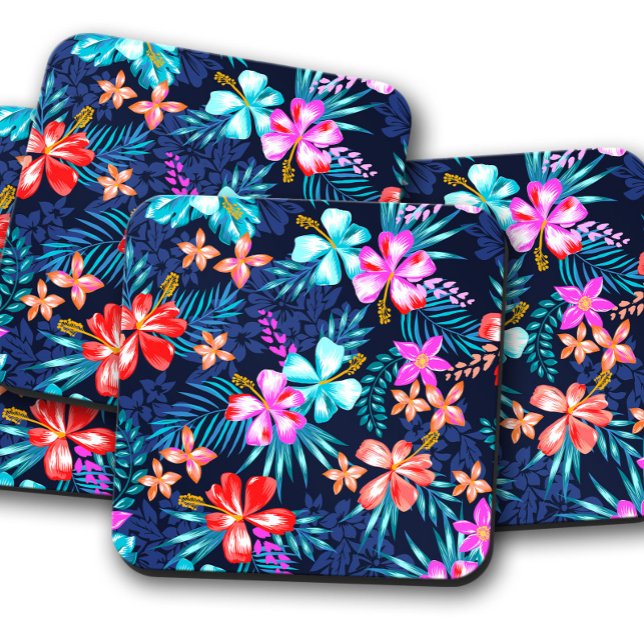 Hawaiian Coaster Set | Vibrant Hawaiian Coasters (Creator Uploaded)