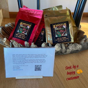 Hawaiian Coffee Food Label
