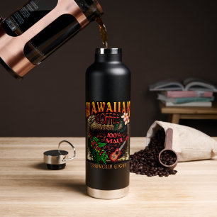 Hawaiian Coffee Insulated Water Bottle