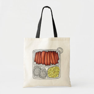 Hawaiian Cuisine Plate Lunch Rice Macaroni Salad Tote Bag