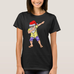 Hawaiian Dabbing Santa Christmas In July 1 T-Shirt