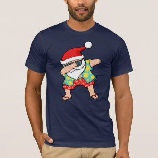 Hawaiian Dabbing Santa T-Shirt