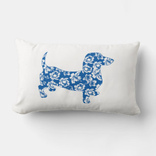 Hawaiian Dachshund Doxie Lumbar Cushion