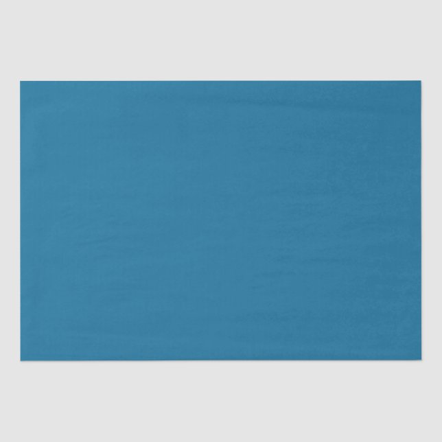 Hawaiian Deep Ocean Blue  Tissue Paper (Front)