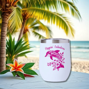 Hawaiian Dolphin- Flippin' Fabulous-Pink