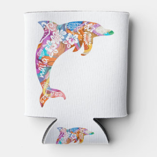 Hawaiian Dolphin in Bright Colours Can Cooler