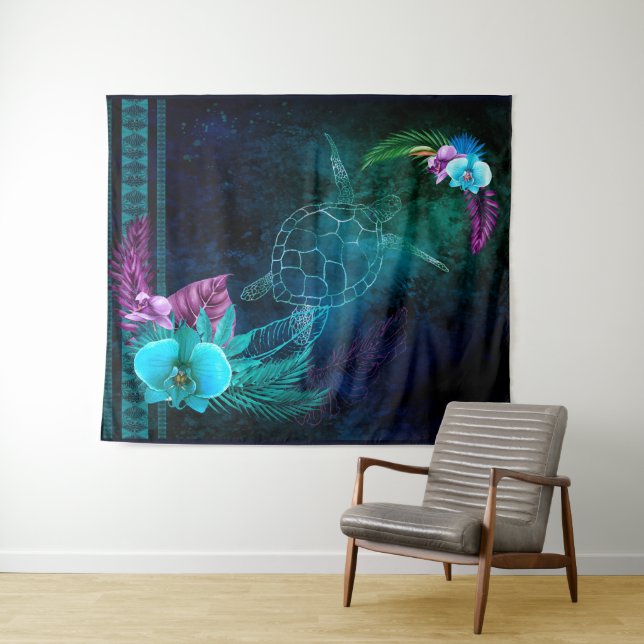 Hawaiian Dreams Wall Tapestry (In Situ (Horizontal))