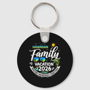 Hawaiian Family Vacation 2026 Beach Trip Matching Key Ring