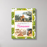 Hawaiian Family Vacation Tropical Leaves Photo