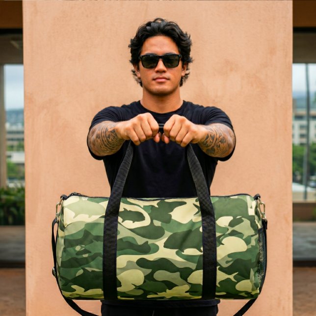 Hawaiian Fish Camo Ulua Papio Duffle Bag (Creator Uploaded)