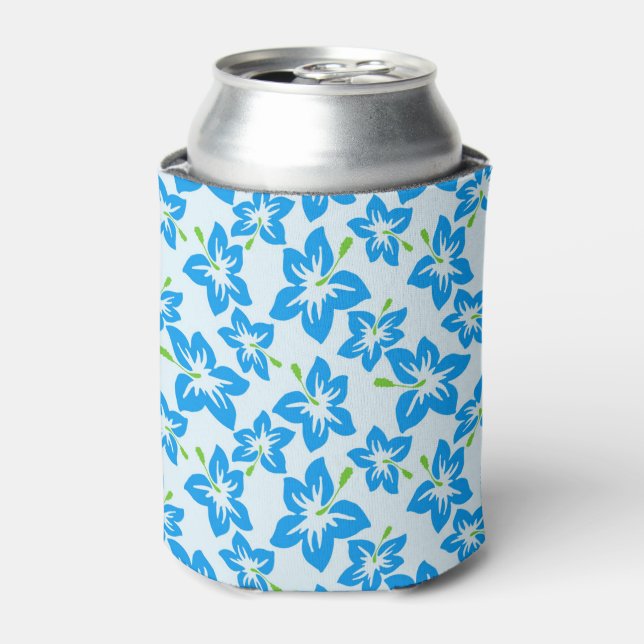 Hawaiian Flowers Can Cooler (Can Front)