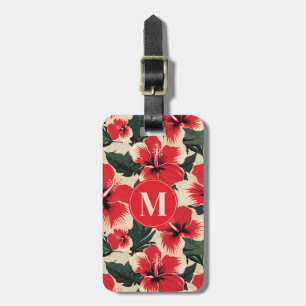 Hawaiian Flowers Luggage Tag