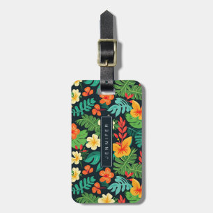 Hawaiian Flowers Luggage Tags