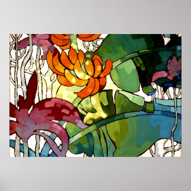 Hawaiian Flowers Poster (Front)