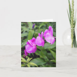 Hawaiian Flowers Small Folded Greeting Card