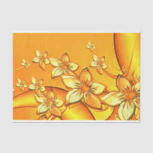 hawaiian flowers tissue paper