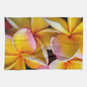Hawaiian Frangipani Tea Towel